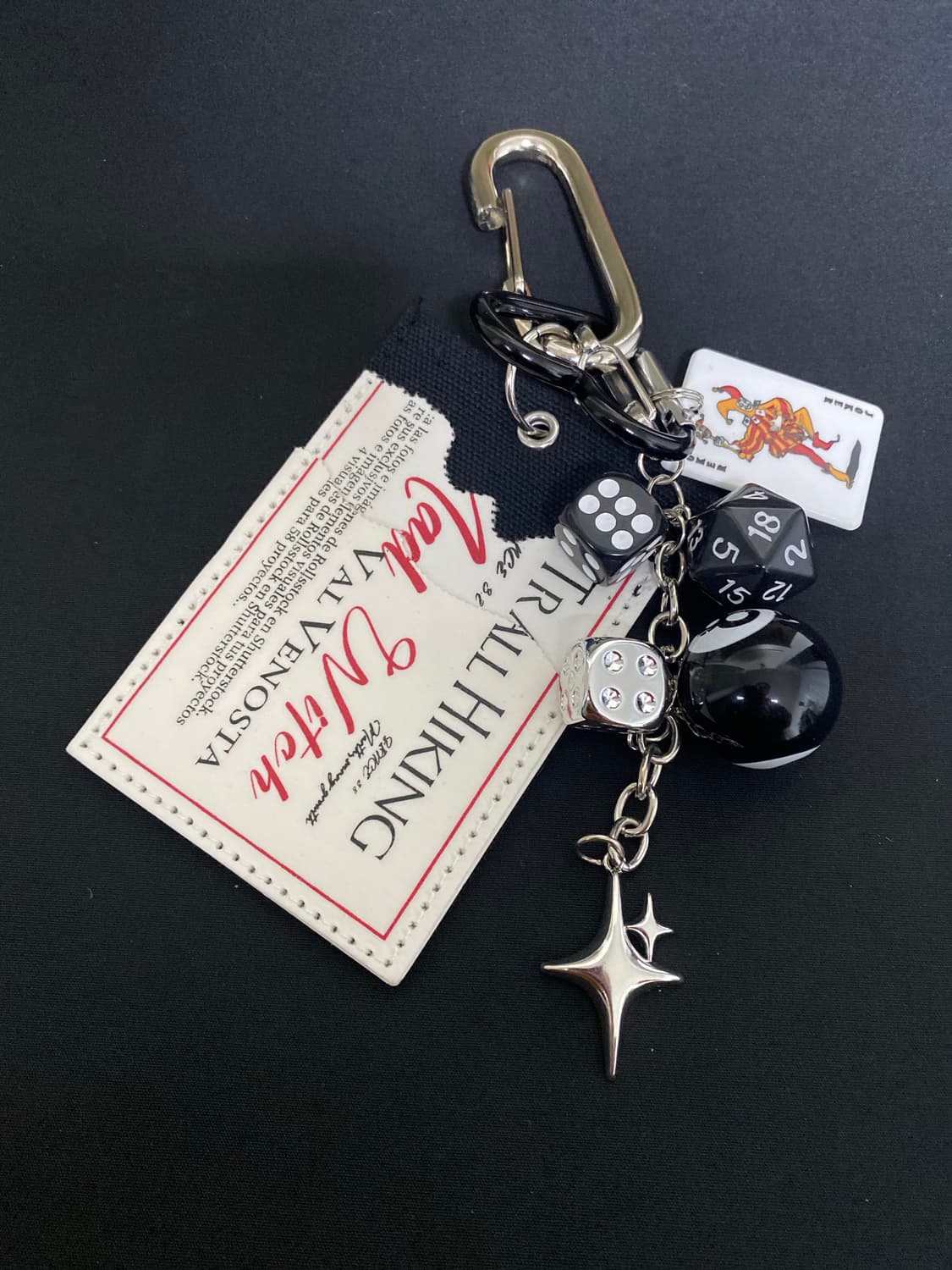 빈티지 카드 케이스 키링 상품이미지1