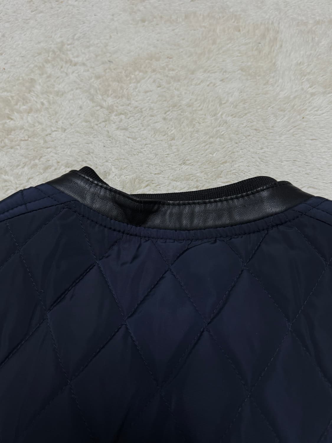 자라 ZARA MAN 남성 퀼팅 조끼 네이비 상품이미지6