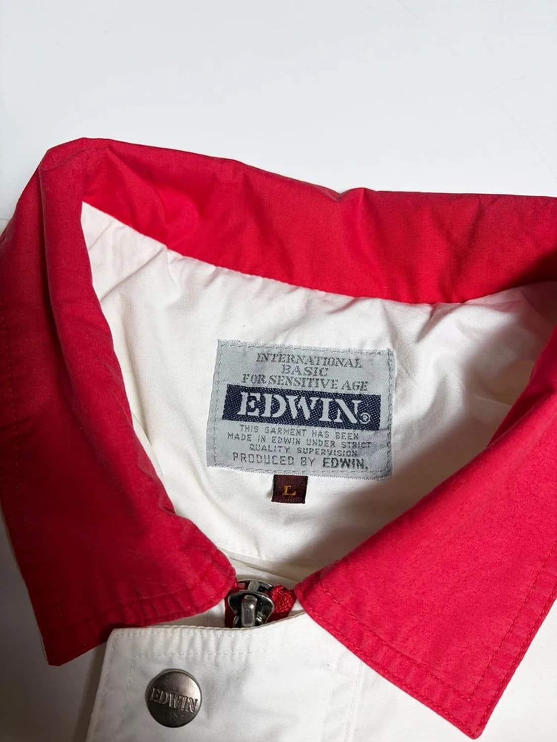 에드윈 Edwin Y2K 컬러블록 바람막이 자켓 R1306 상품이미지4