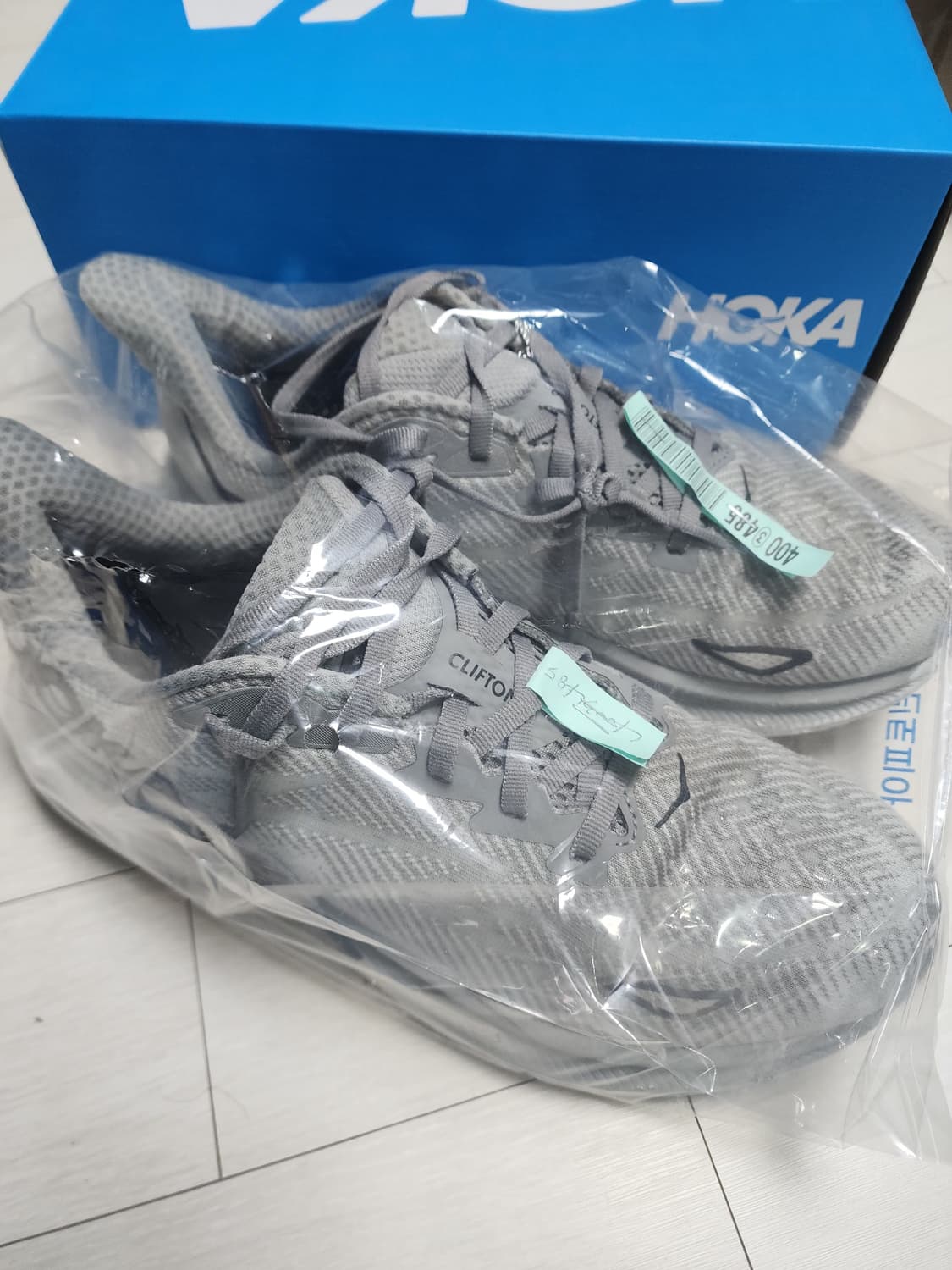 호카 클리프톤 9 와이드 회색 260mm 상품이미지3