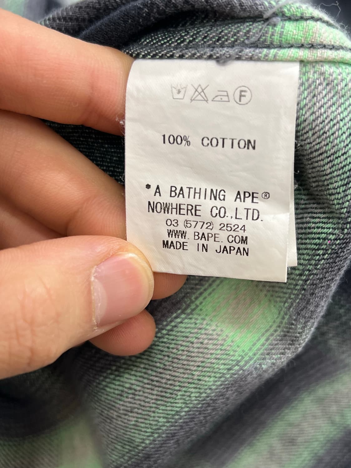 Bape Ombre Check Flannel Shirt 상품이미지6