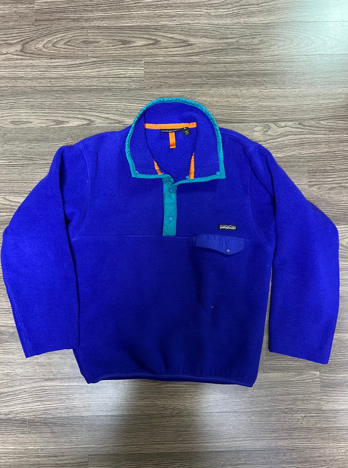 USA Made 파타고니아 90s 신칠라 퍼플 후리스 플리스 리듬 딥파일 상품이미지1