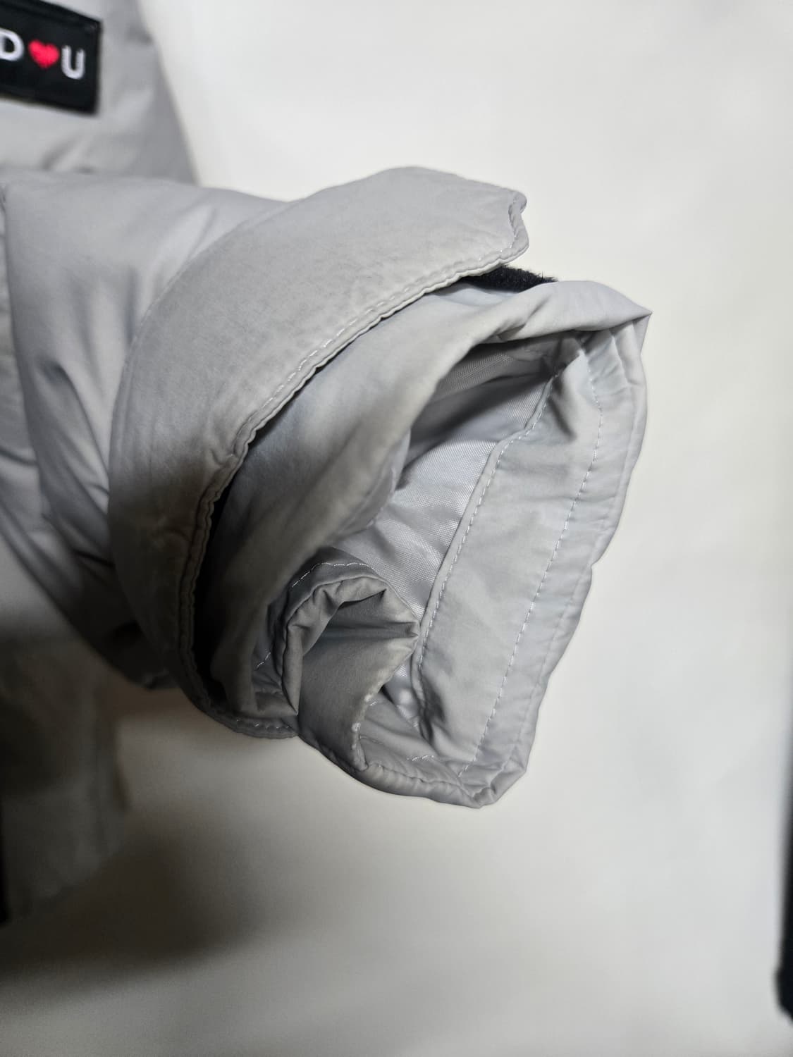 아디다스 AMD WU 여성 패딩 점퍼 그레이 XL 상품이미지4