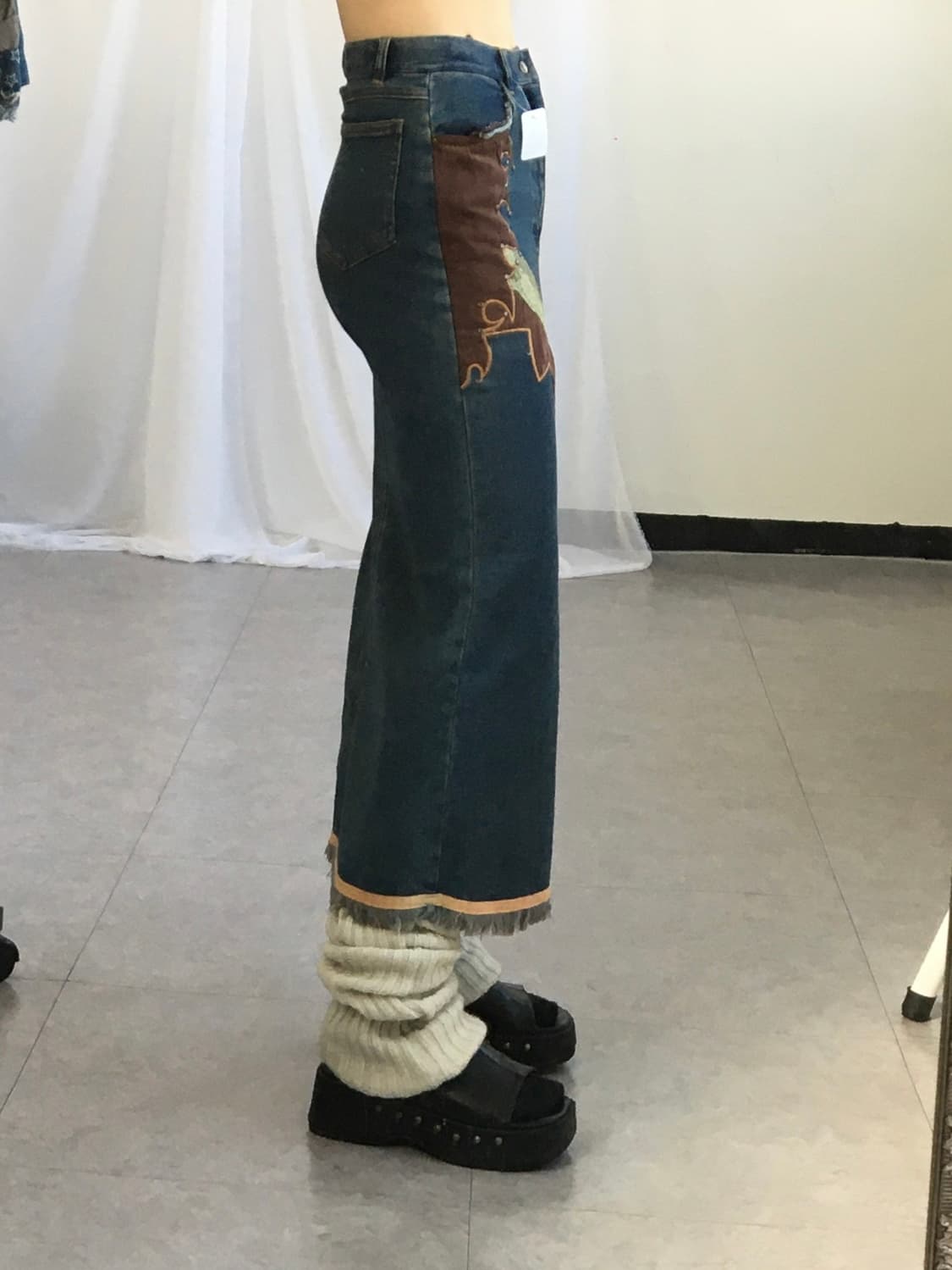 Western mood denim skirt 상품이미지6