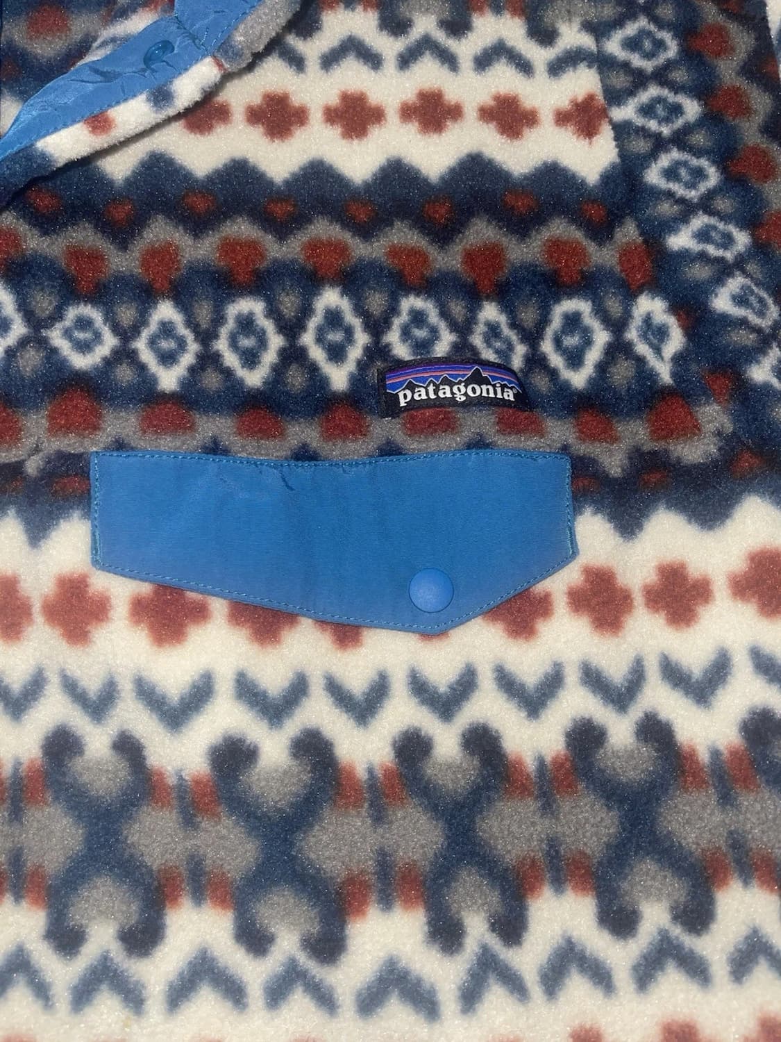 16FW 파타고니아 클래식 신칠라 스냅-티 플리스 풀오버 페어 아일 패턴 상품이미지4