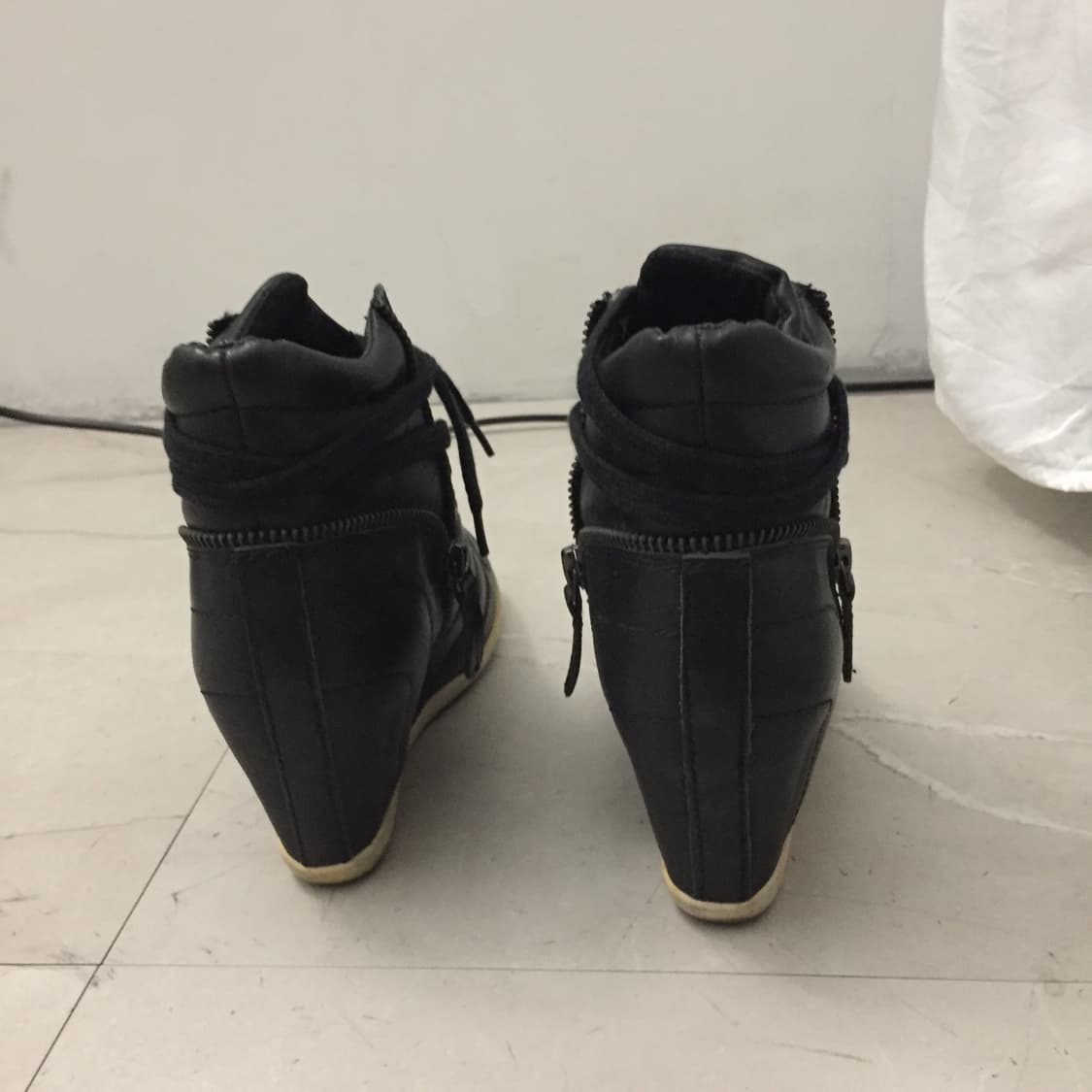 Ash 아쉬 레더 하이탑 웨지 스니커즈 상품이미지2