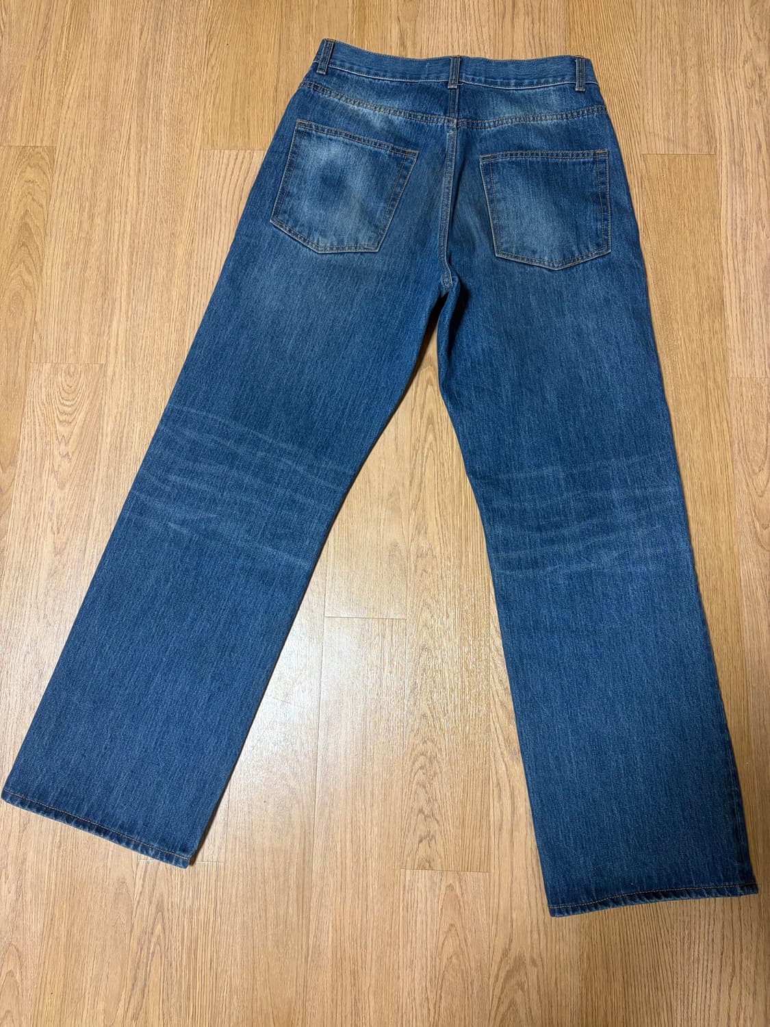 토니웩 스트레이트 데님 미드블루 30 상품이미지5