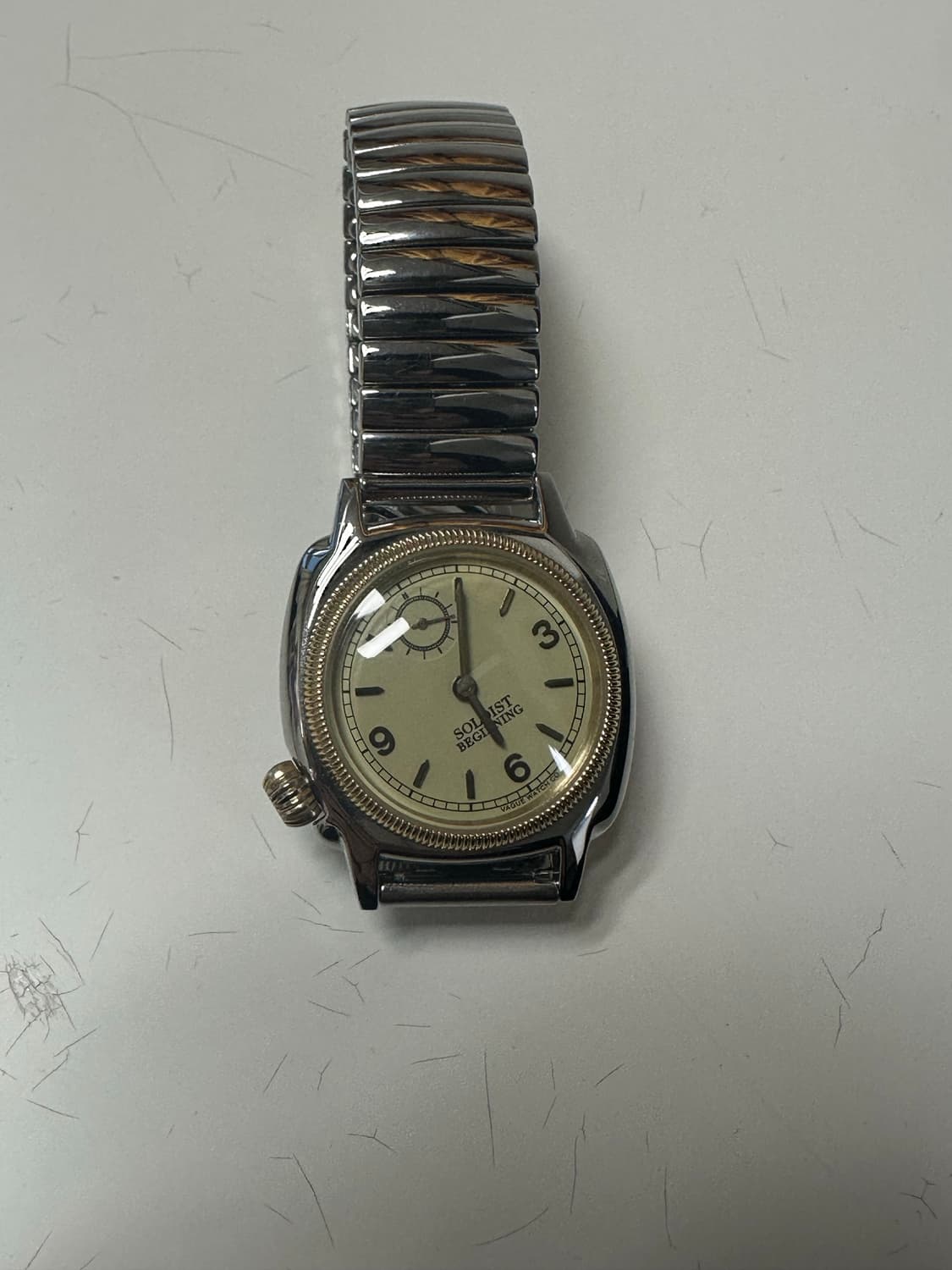 솔로이스트 x 바그워치 베이지 32mm 상품이미지1