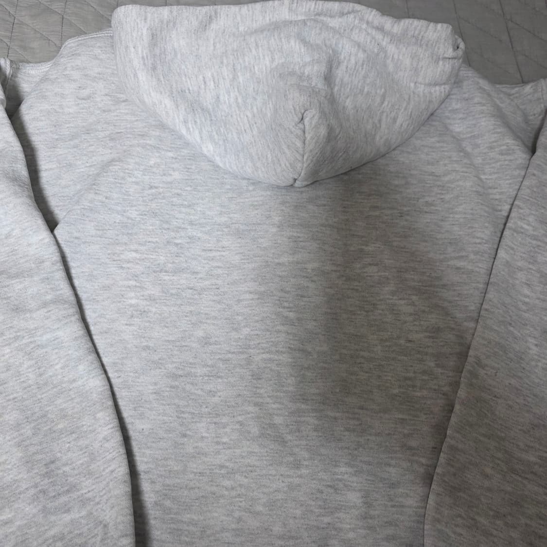 [L] 90s 러셀 애슬레틱 후드집업 라이트 그레이 굿컨디션 상품이미지4