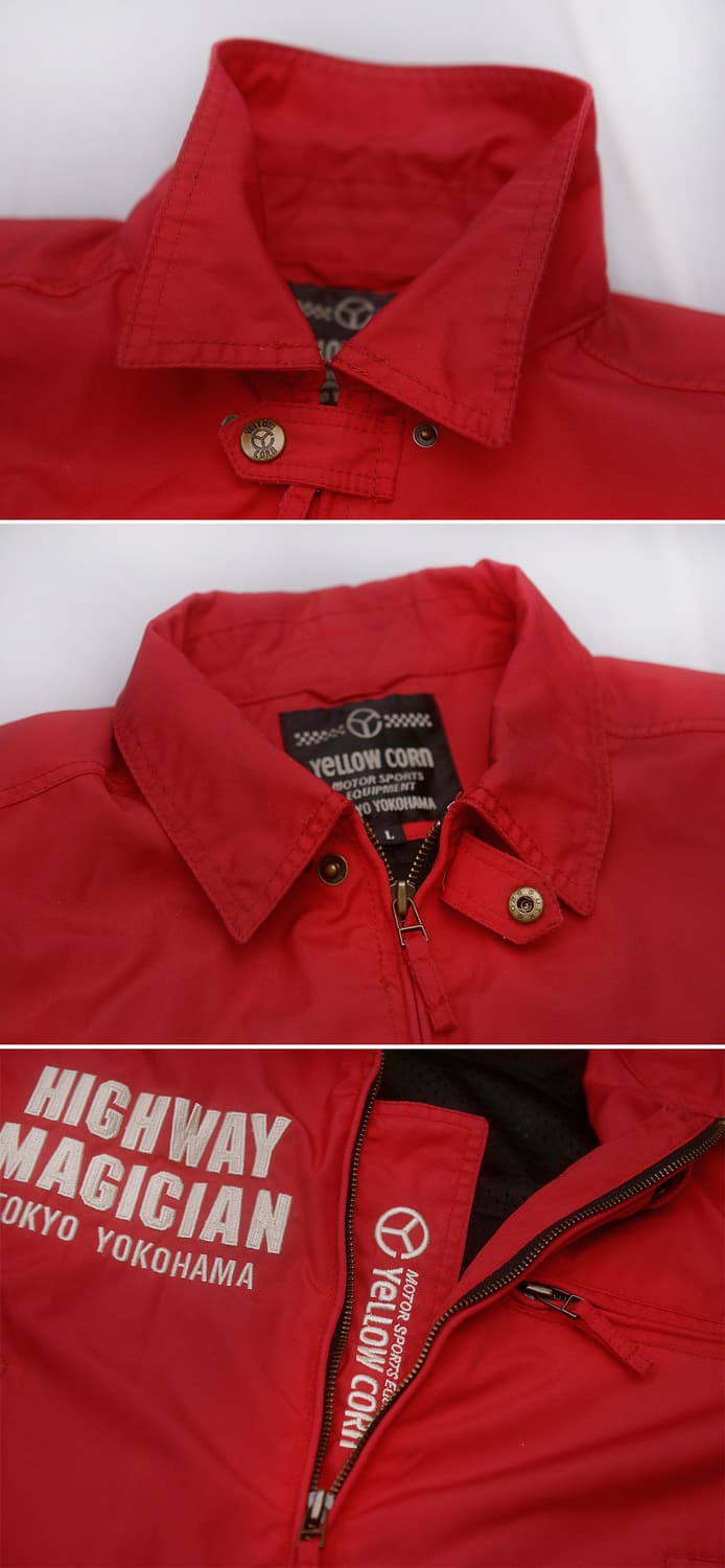 엘로우콘+슬레지 해머 봄.여름용 레이싱 라이더 숏자켓 (L / 100+) 상품이미지9