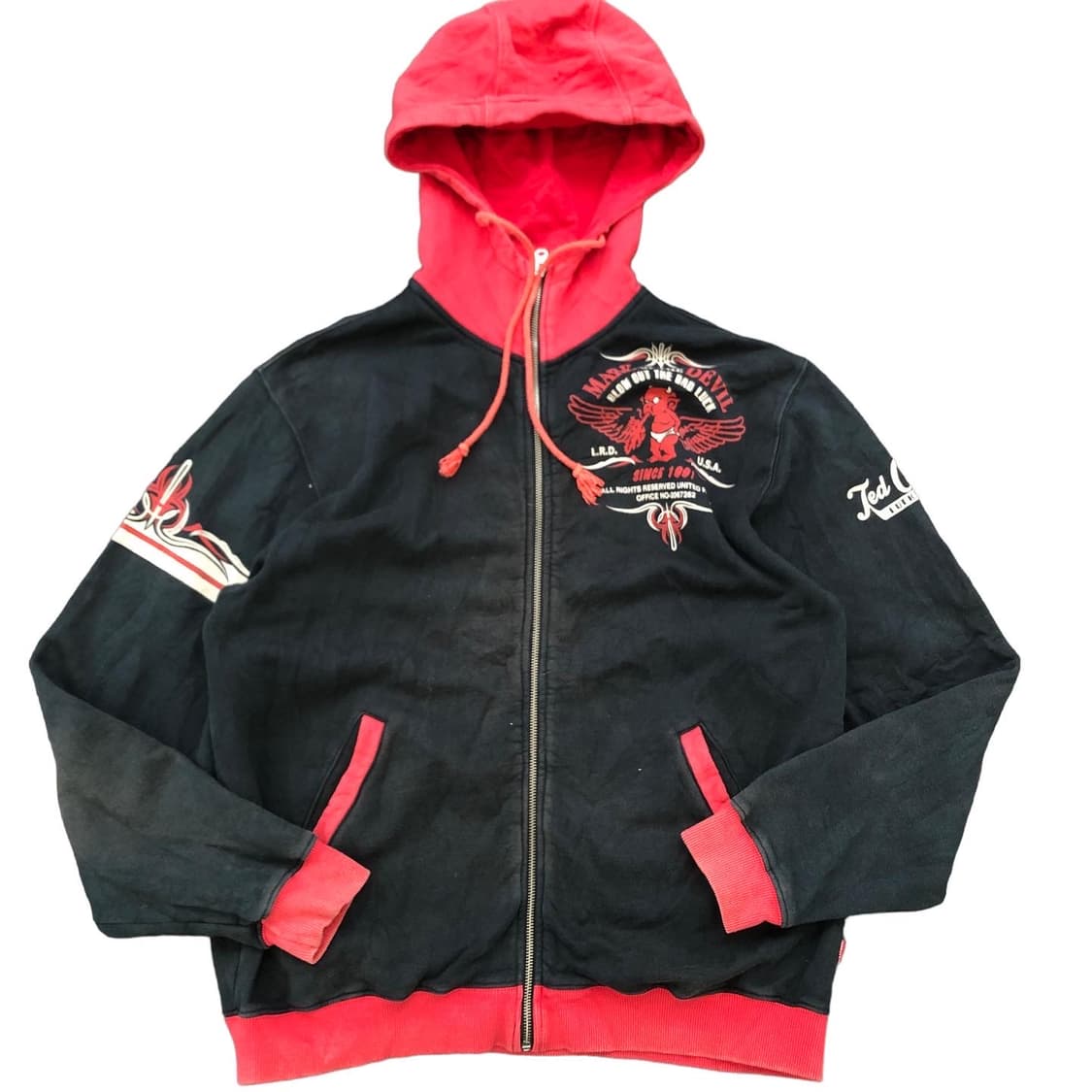 [XL] 테드 컴퍼니 백프린팅 후드 집업 상품이미지2