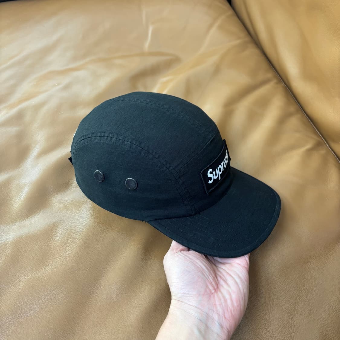 Supreme 슈프림 23fw 밀리터리 블랙 캠프캡 모자 (Black) 상품이미지4