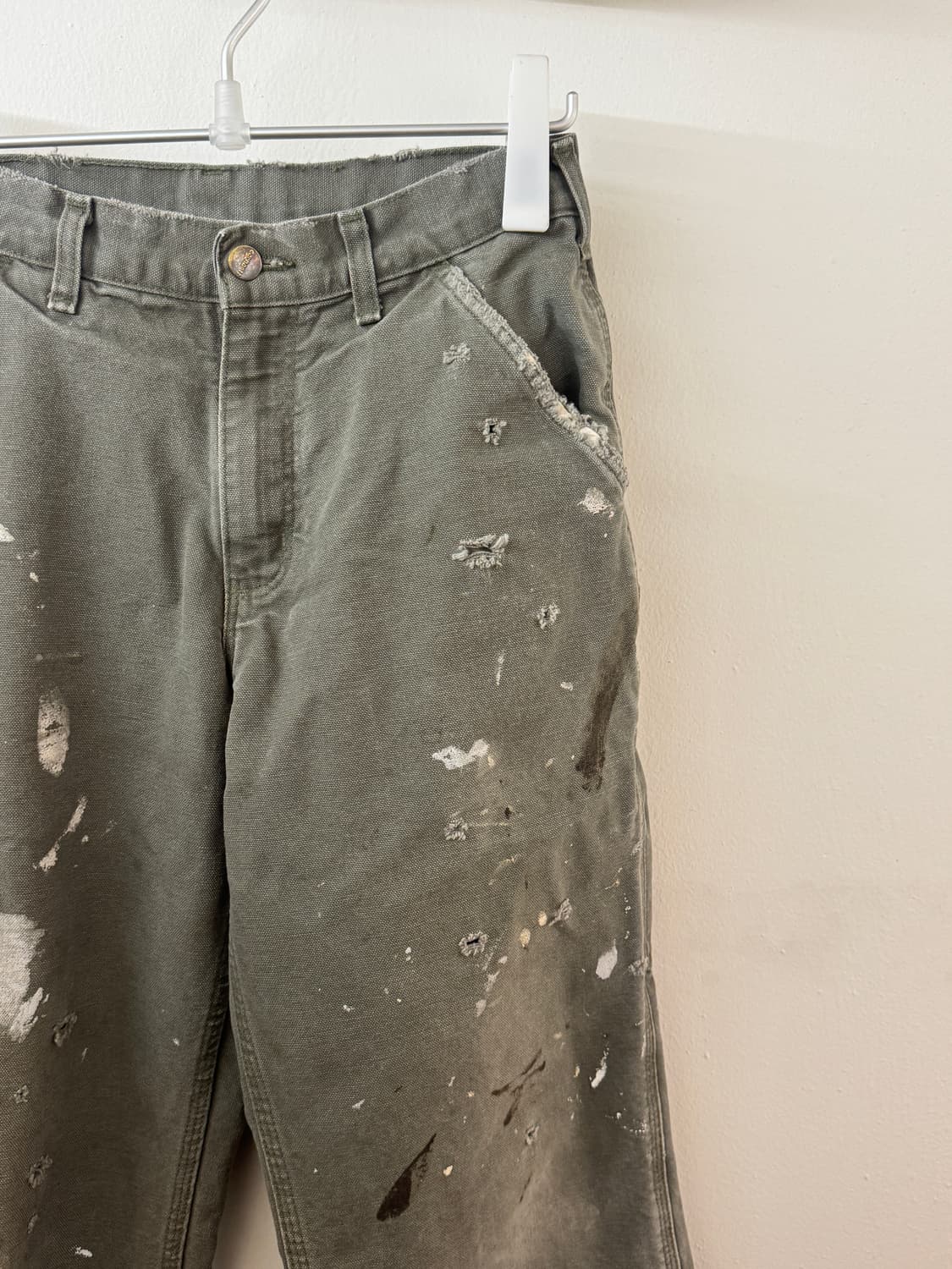 00s carhartt trashed work pants 상품이미지3