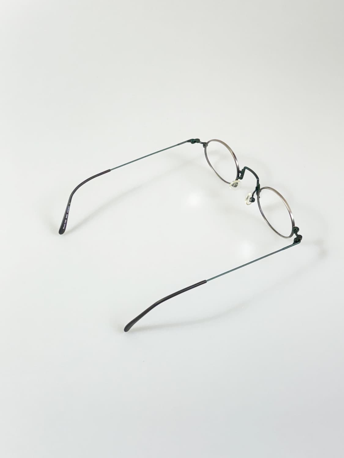 90s VISTAN 투톤 슬림 오벌 와이어 빈티지 안경 상품이미지4