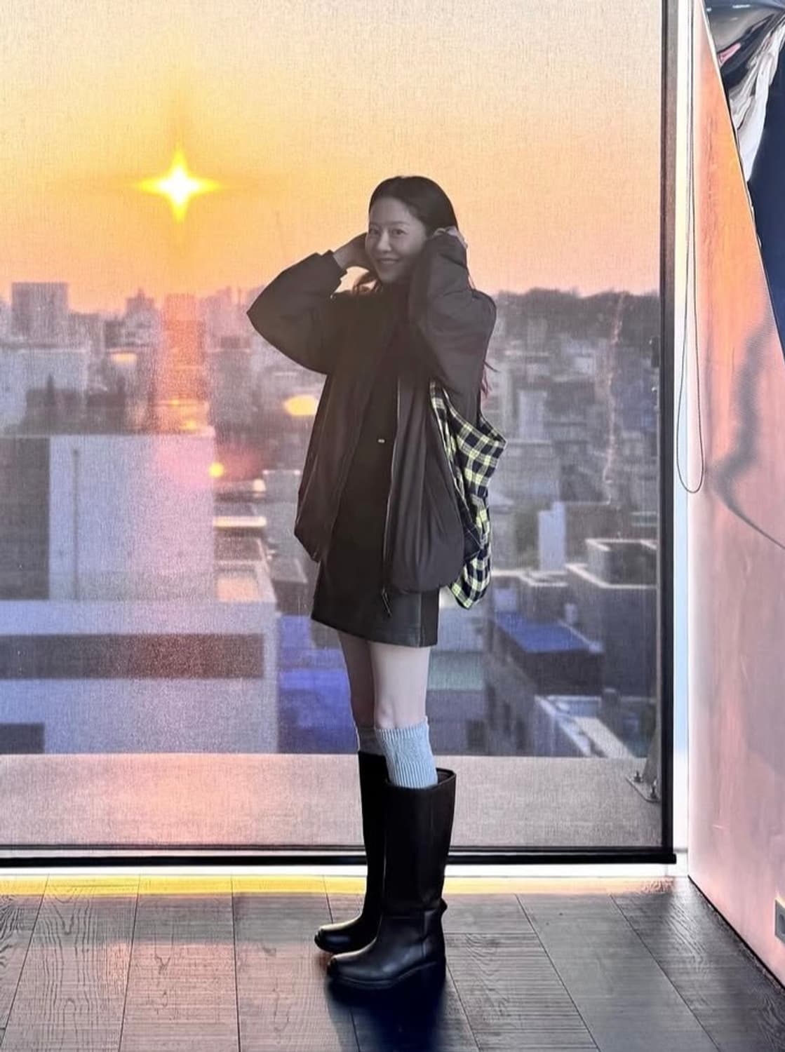 새상품 고현정 부츠 소가죽 아카이브앱크 상품이미지3