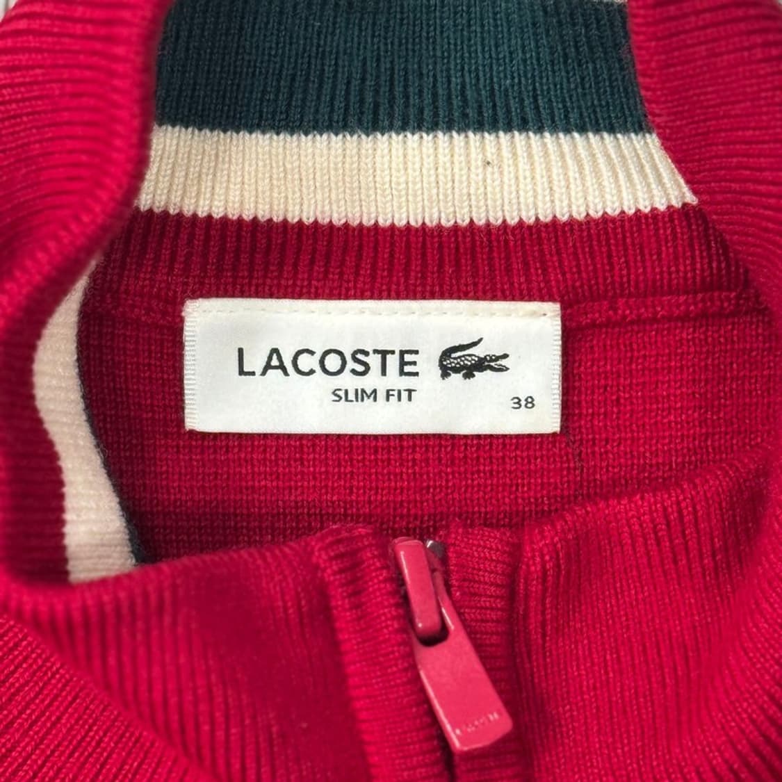 라코스테 울 니트 집업 v2839 상품이미지5