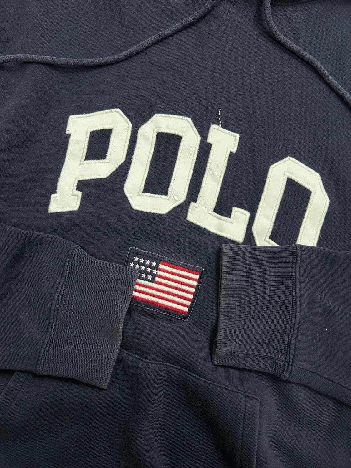 폴로 스포츠 빅로고 성조기 후드티 XL 상품이미지6