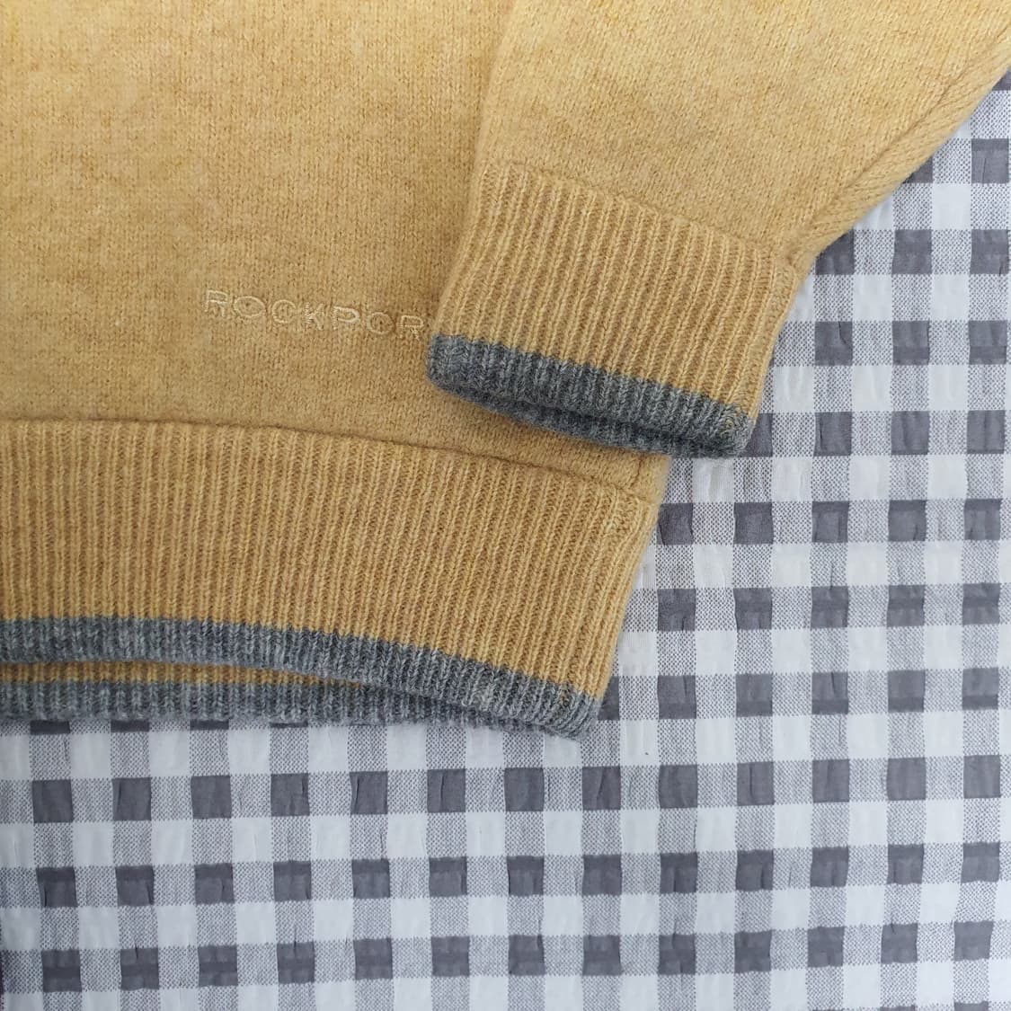 록포트 울100 하프집업 스웨터 남자95 상품이미지4