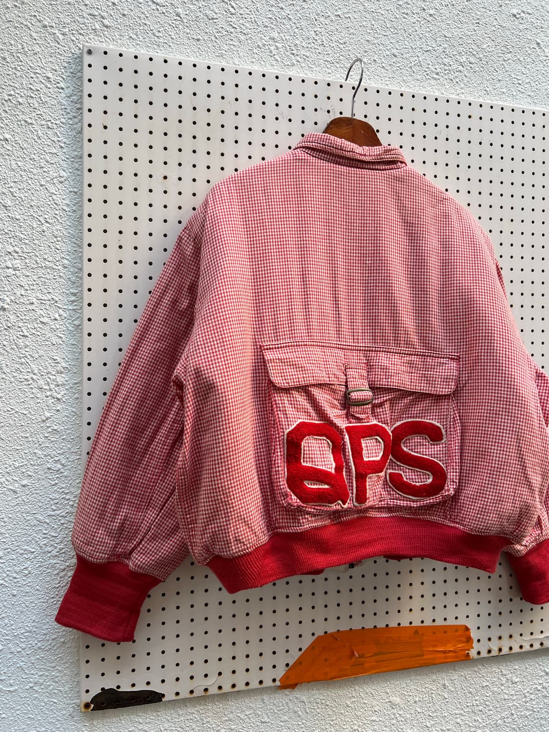 1990s QUIED-PIE CHECK BOMBER 90s빈티지봄버 상품이미지6
