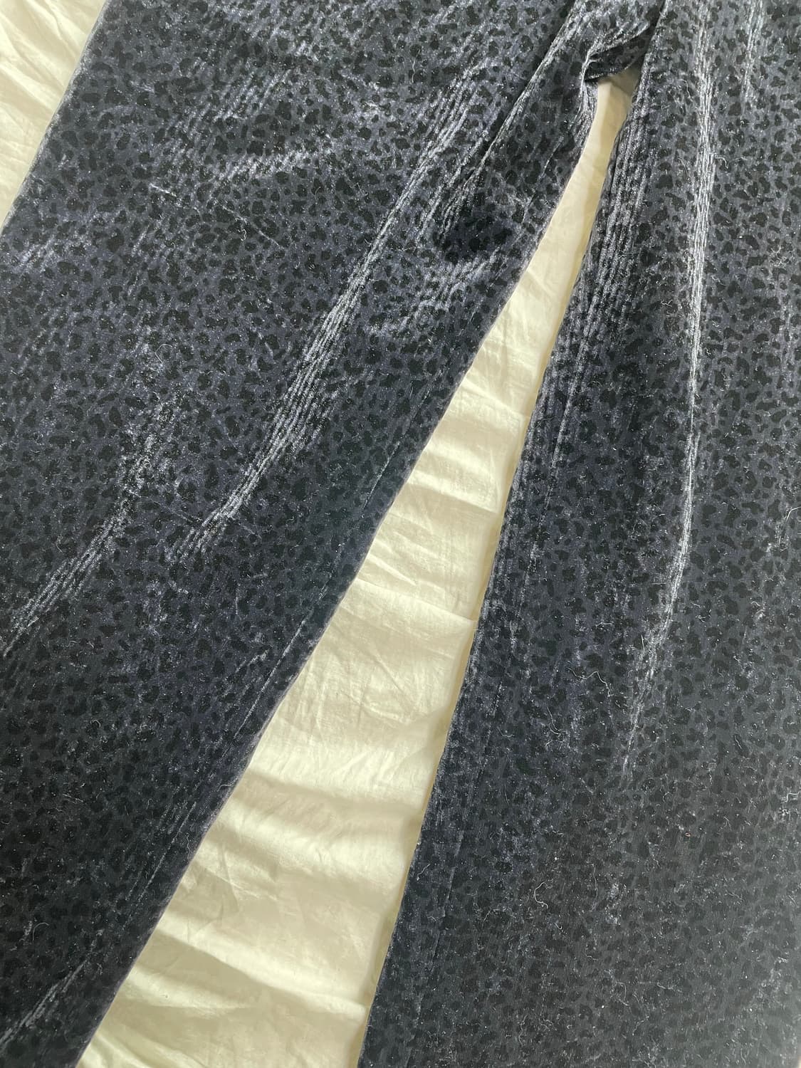 레오파드 벨로아 팬츠 상품이미지3