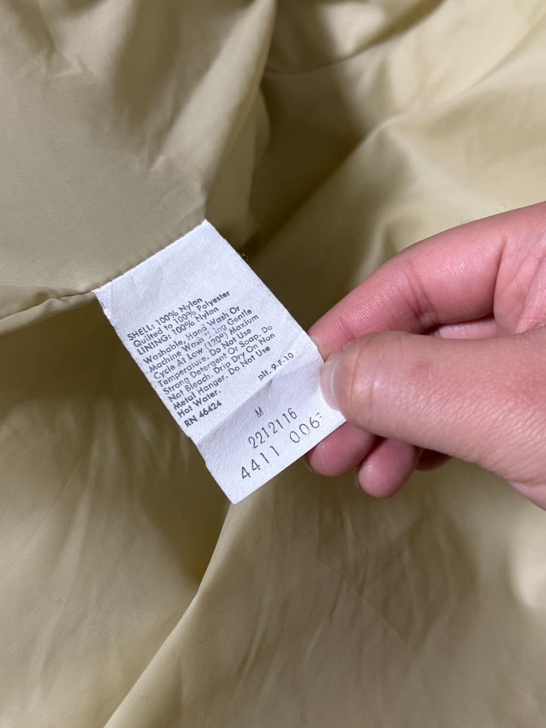 70s usa lee 스톰라이더 웨스턴 요크 나일론 패딩 상품이미지6