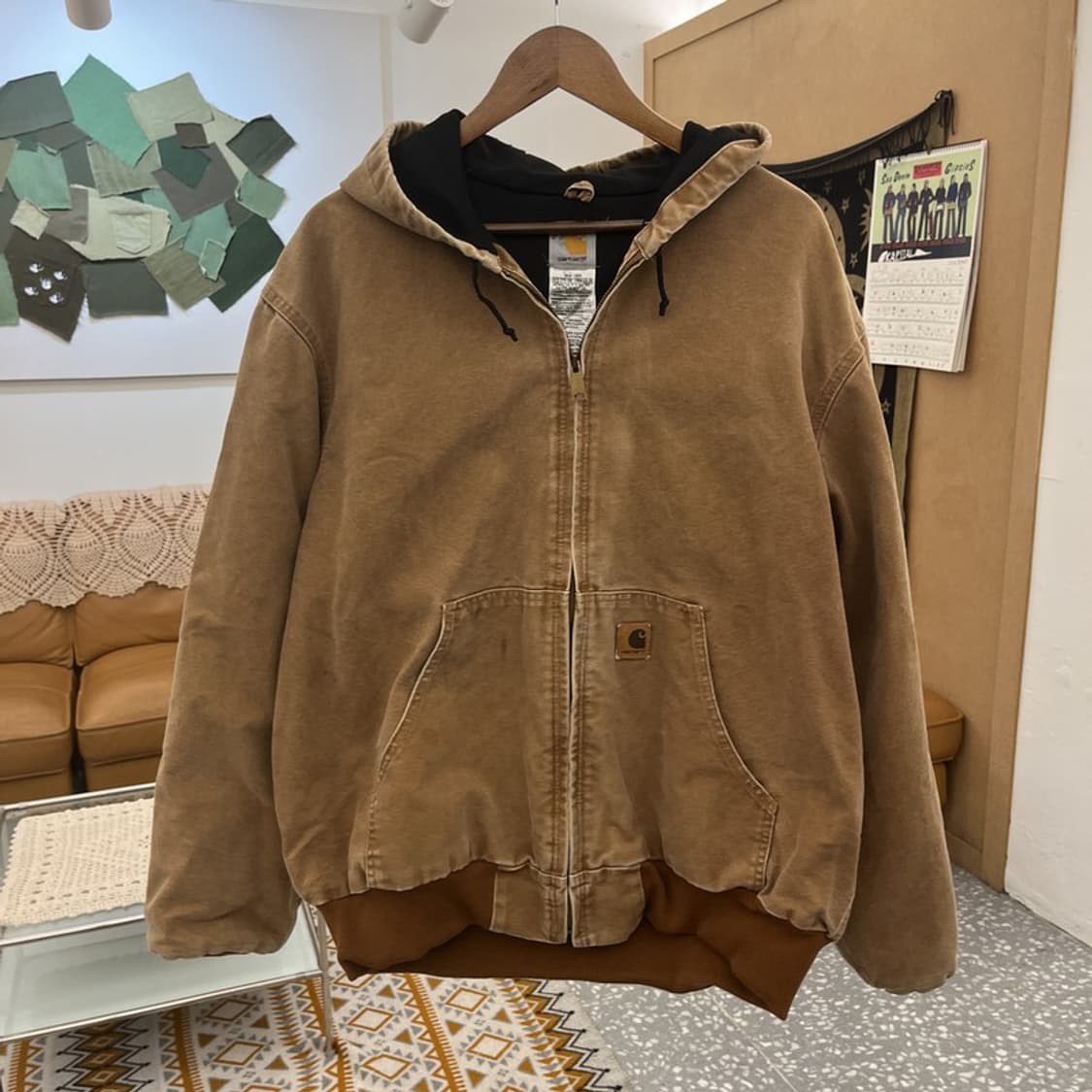 칼하트 디트로이트 J130 덕 액티브 워크 자켓 XL C10910 상품이미지3