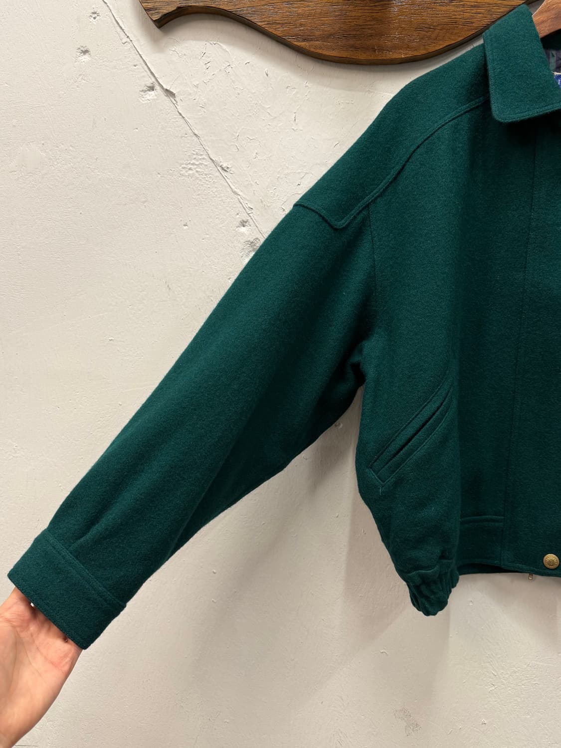 77) IVY LEAGUE Wool-Nylon Varsity Jacket 상품이미지4