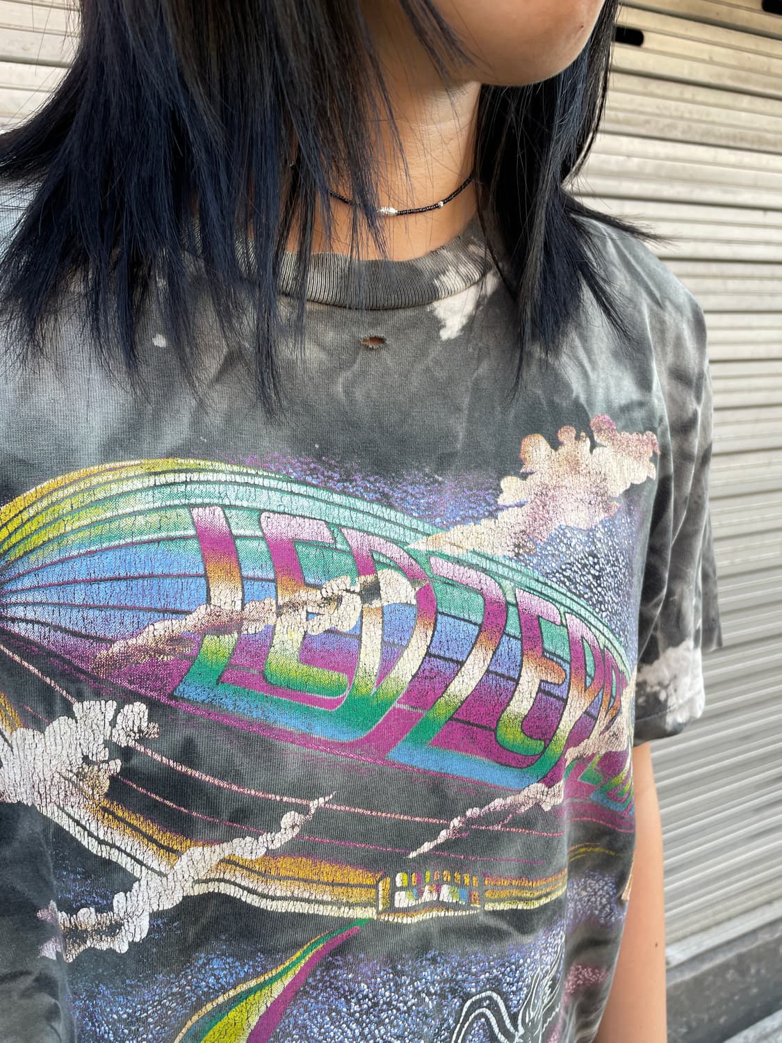 90s Led Zeppelin Tie-die Distressed Tee 상품이미지5