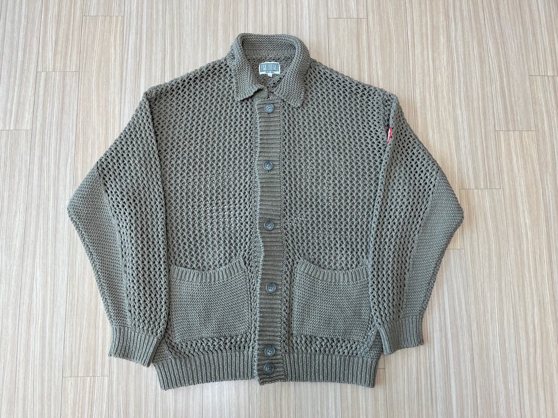 카브엠트 칼라드 메쉬 니트 가디건 상품이미지1