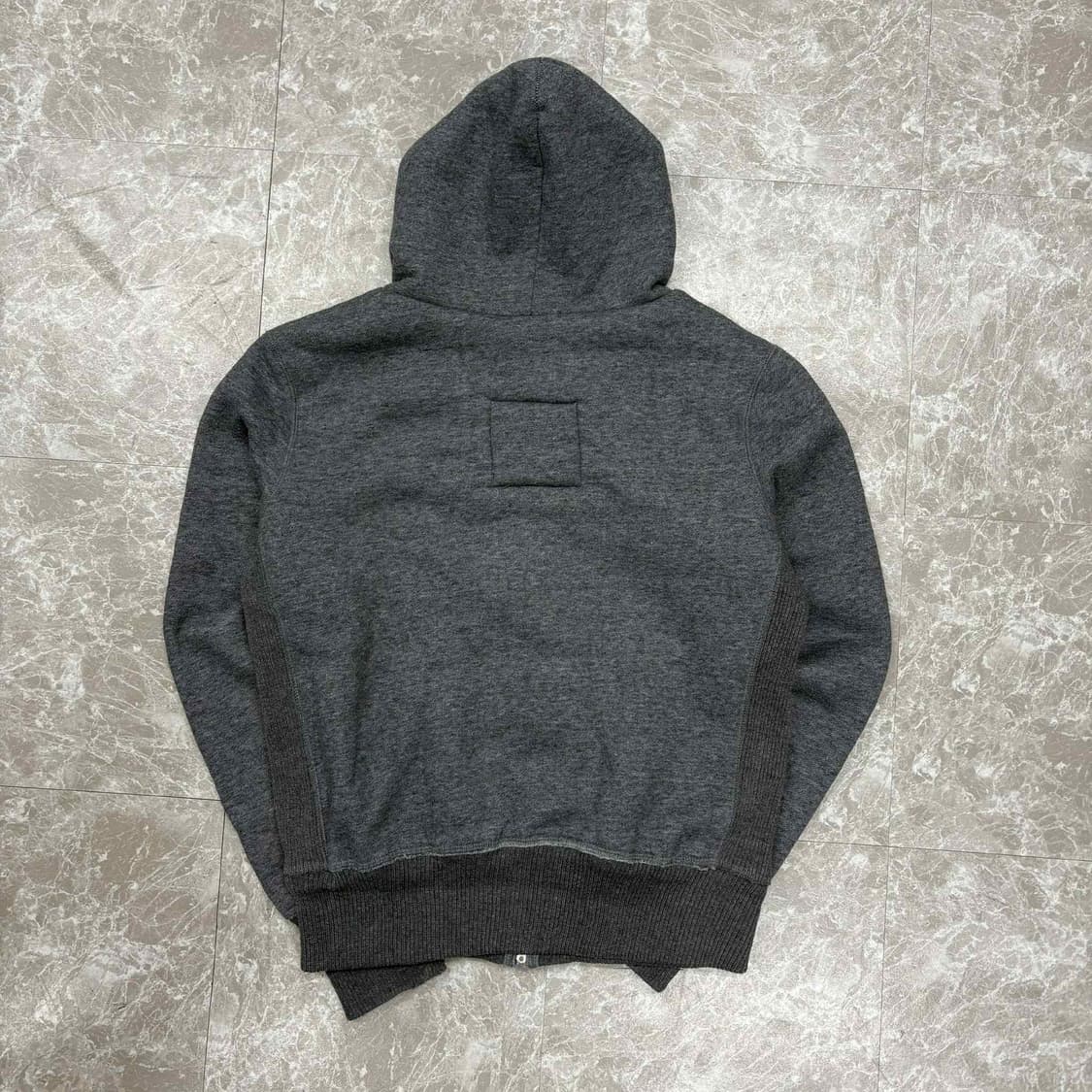 아베크롬비 y2k 울프죠 그레이 양털 후드집업 희귀져지(L) 상품이미지3