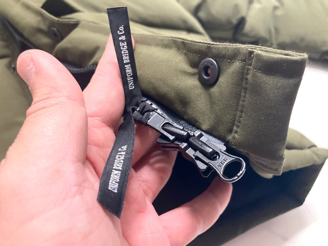 (거의 새것)유니폼브릿지 덕다운 마운틴 파카 패딩 100-105 상품이미지8