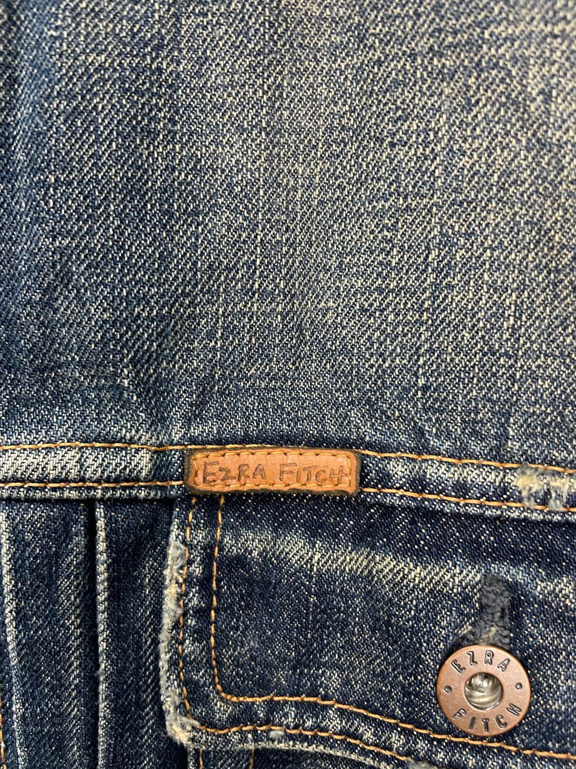 에즈라 피치 데미지 데님 트러커 자켓 H1676 상품이미지4