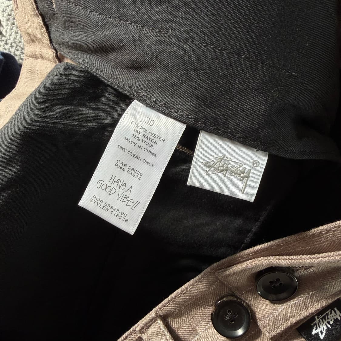 스투시 스트라이프 팬츠 상품이미지10