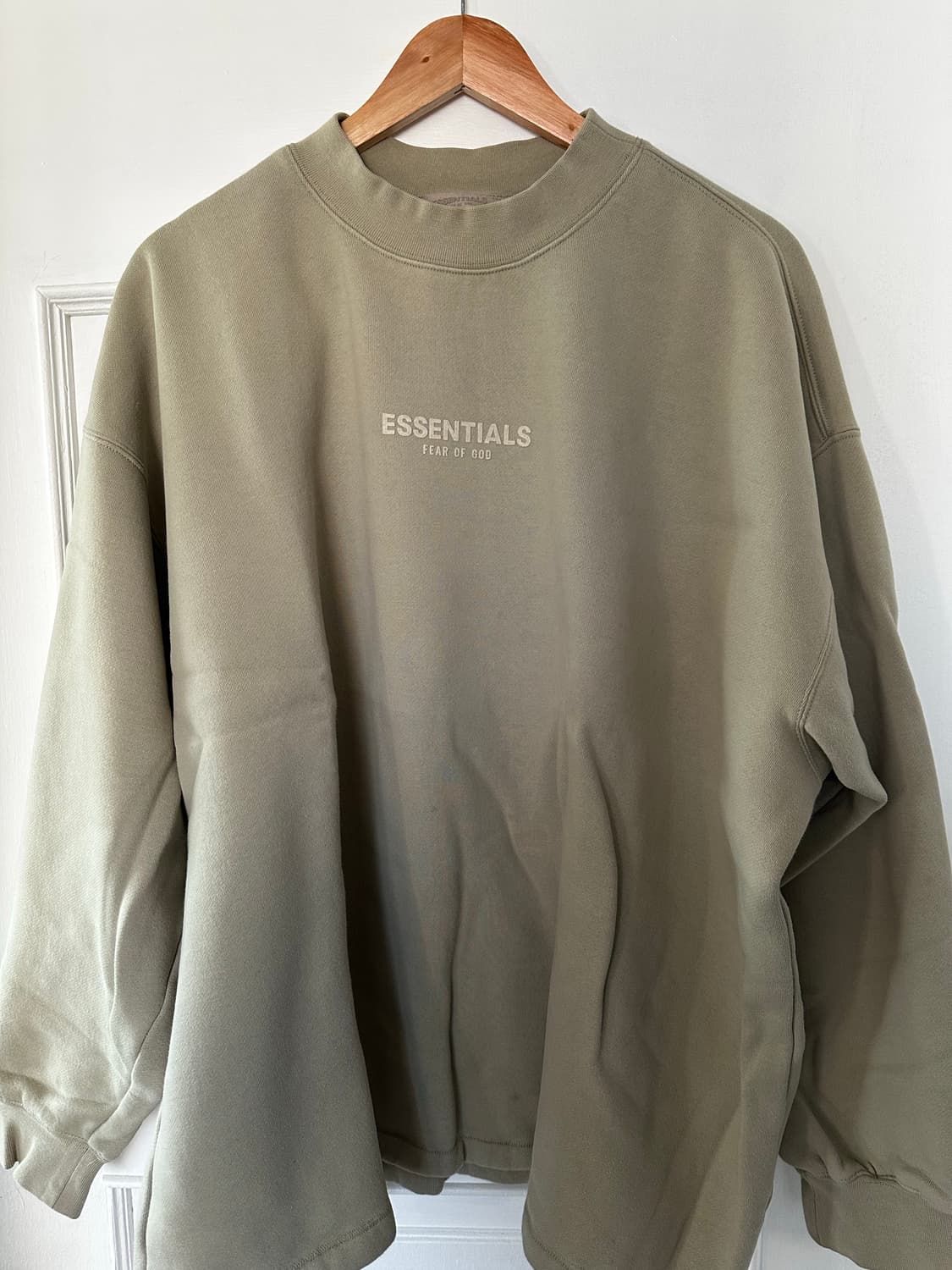 피오갓 에센셜 맨투맨 올리브그린 L 상품이미지2