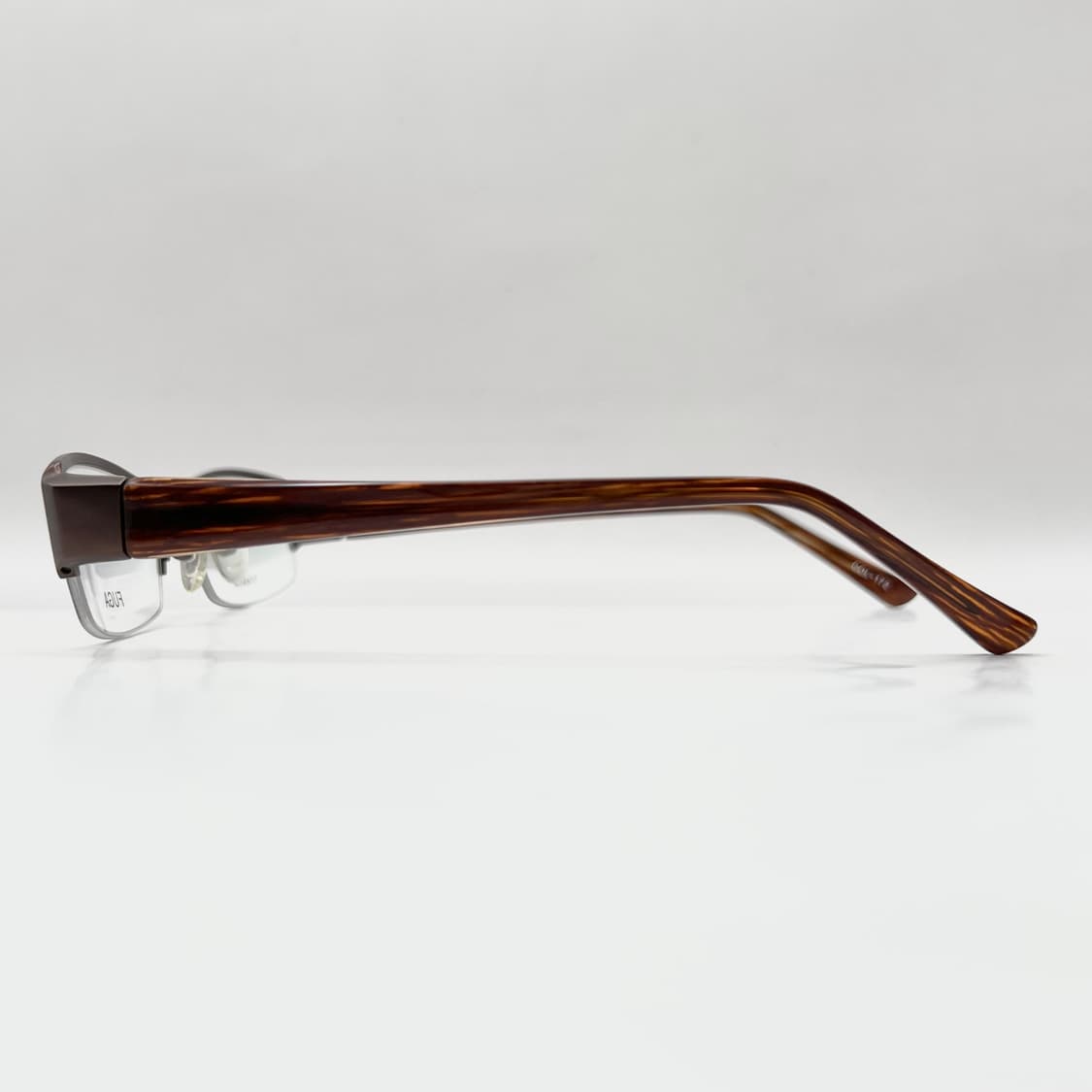 FUGA 푸가 일본 브랜드 스퀘어 반무테 안경 상품이미지4