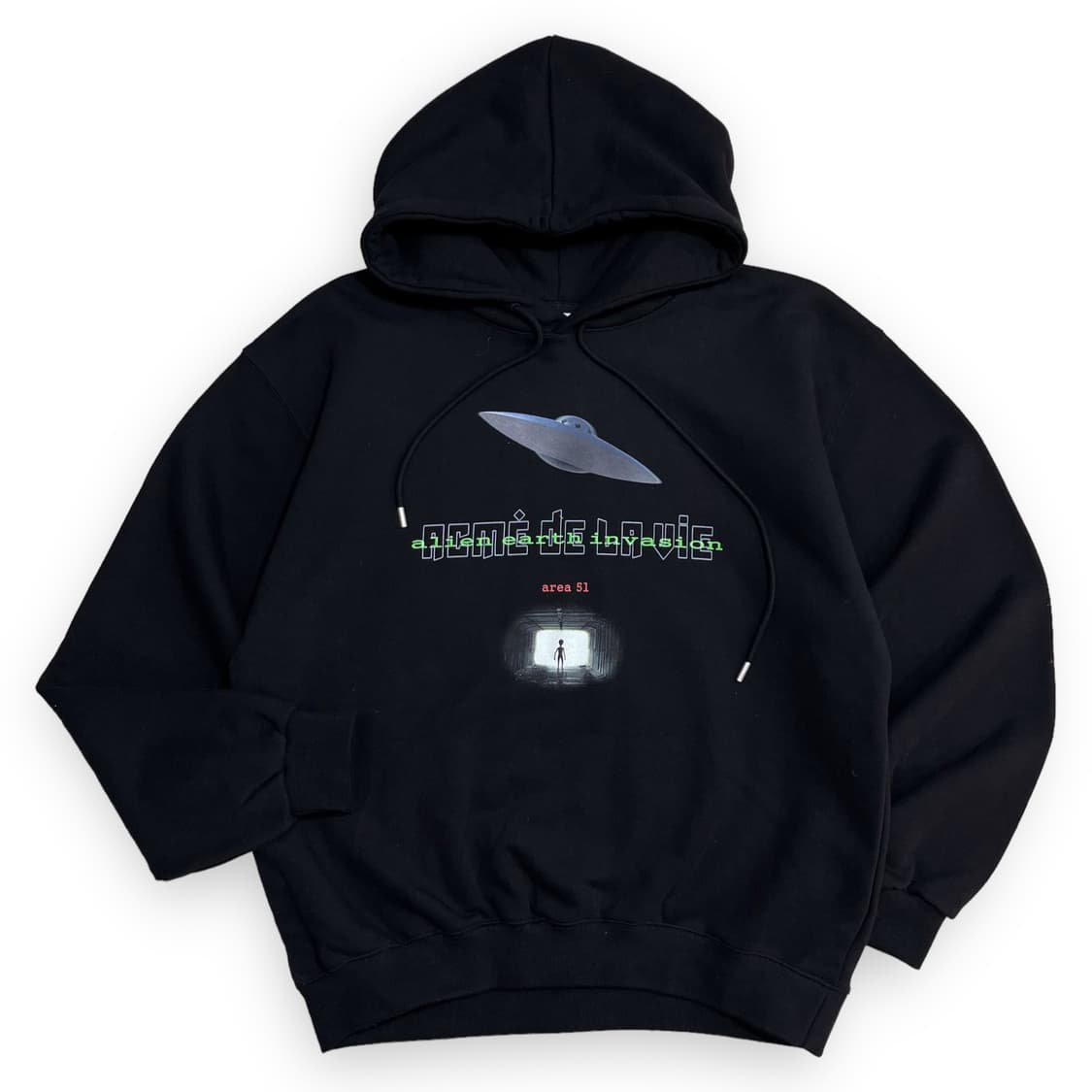 아크메드라비 우주선 블랙 후드 상품이미지1