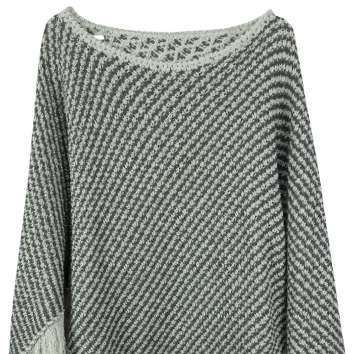 [일본빈티지] 프린지 니트 케이프 망토 M18302 상품이미지4