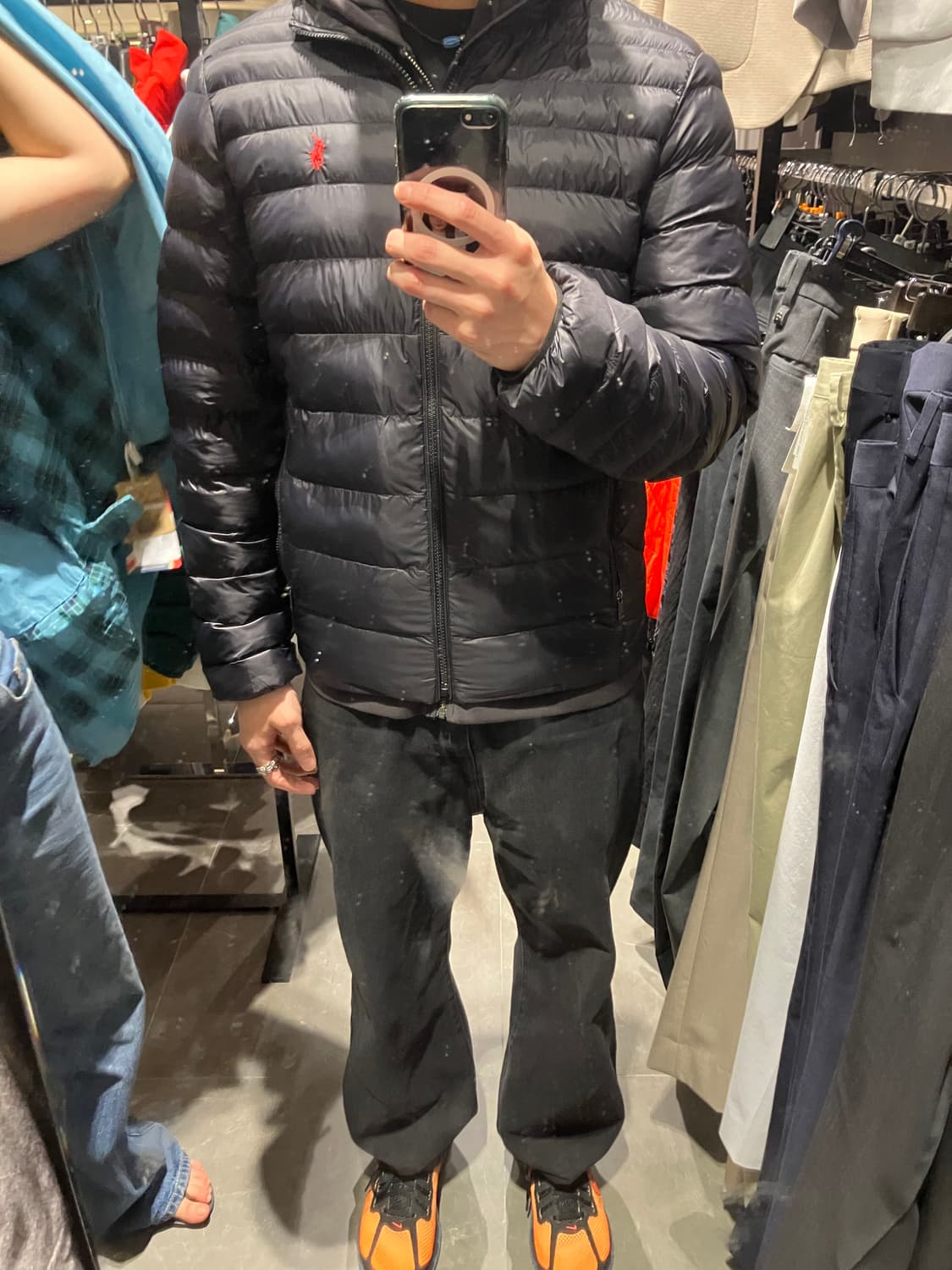 폴로 랄프 로렌 패커블 경량패딩 블랙 상품이미지4