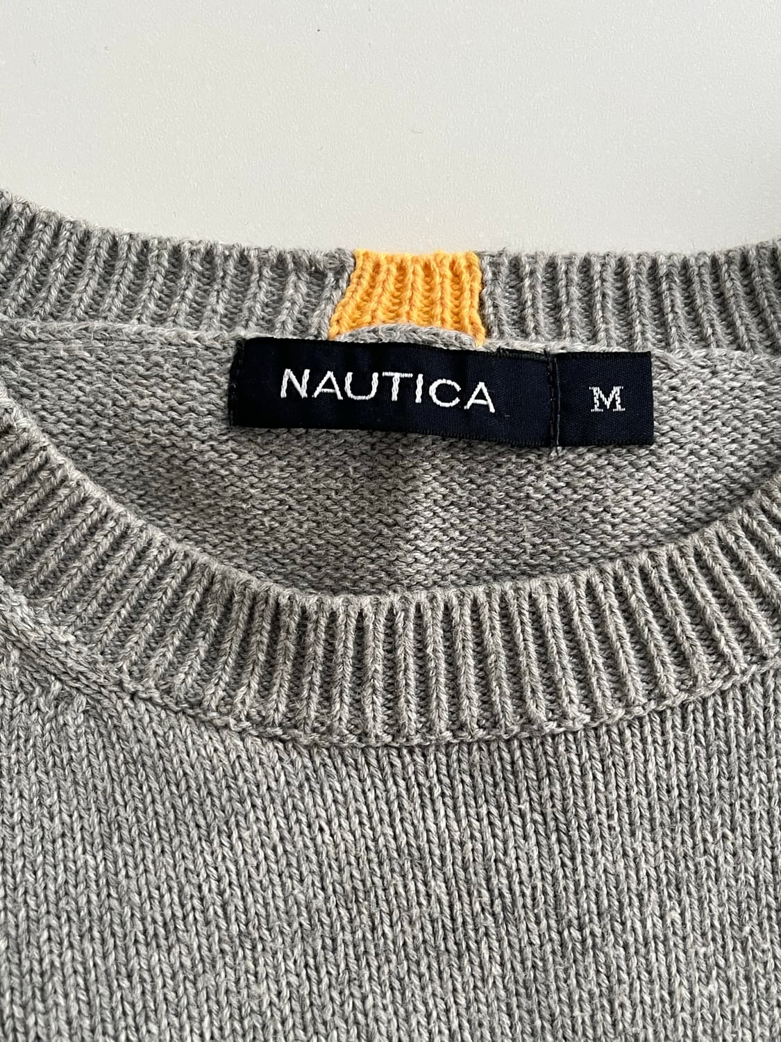 100) 노티카 코튼 니트 그레이 상품이미지4