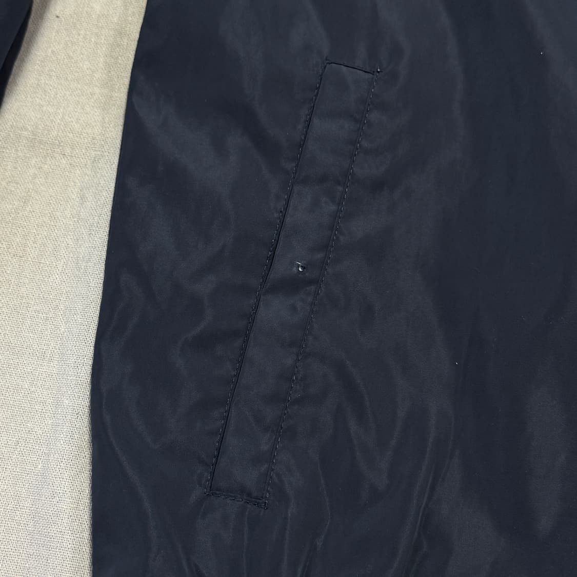 버버리 나일론 자수 투웨이 블루종 XL 상품이미지10