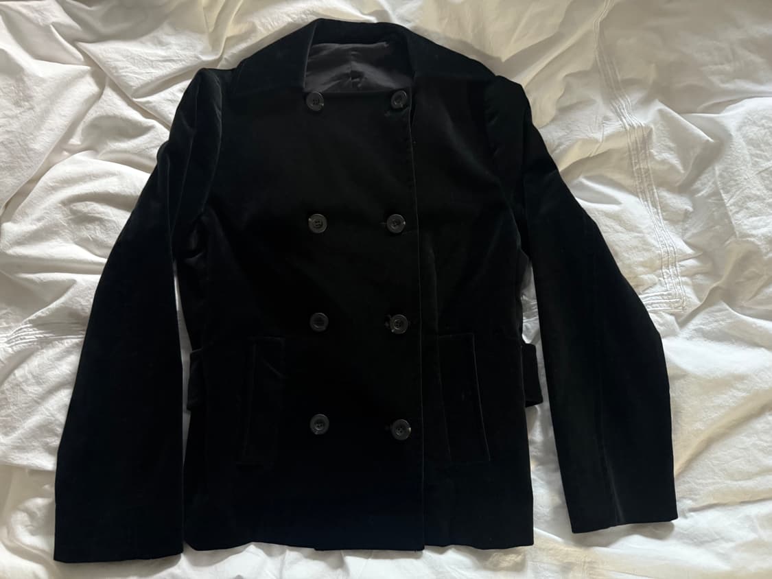 더블 버튼 자켓 - 블랙 40 상품이미지3