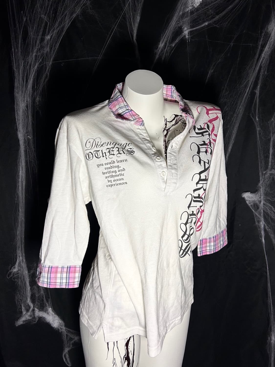 gal y2k check layered tee 상품이미지1