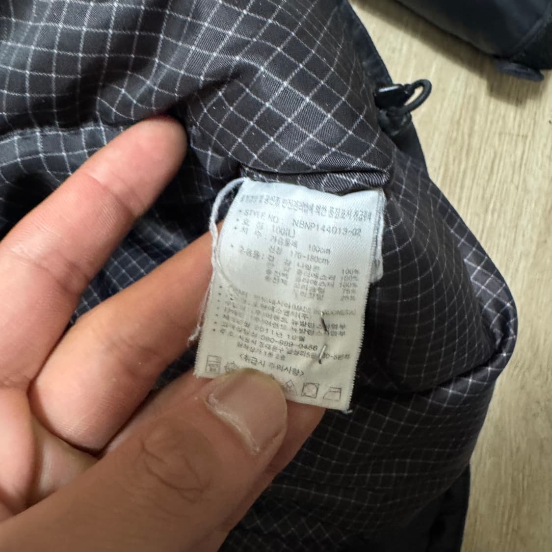 뉴발란스 사이드패치 자수로고 덕다운 패딩 L/100 상품이미지7