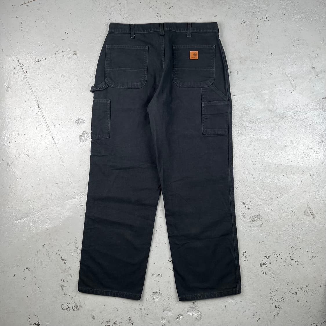칼하트 블랙 싱글니 카펜터 팬츠 B11BLK 상품이미지3