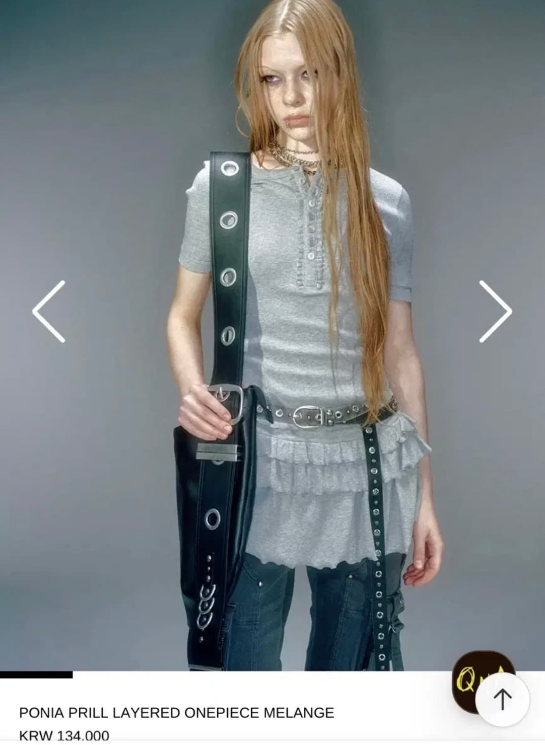 베이컨트 아카이브 레이어드 원피스 그레이 상품이미지1