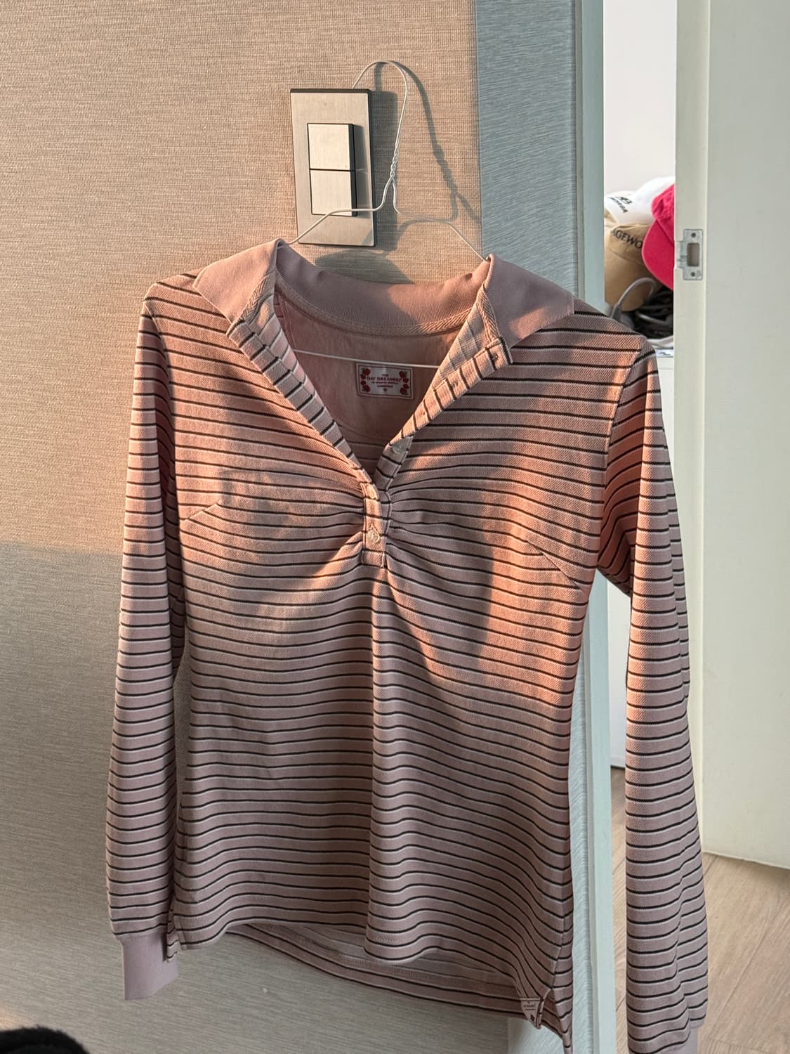 스컬프터 서링 셔츠 핑크 상품이미지5