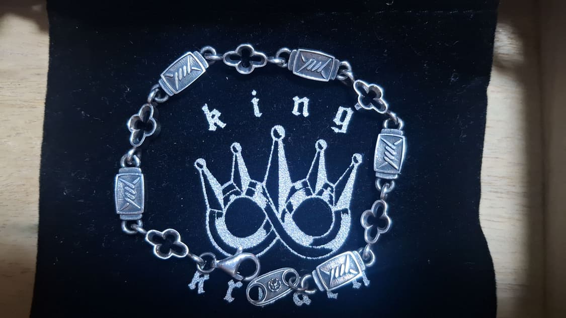 킹크로치 팔찌 + 레이어드용 은팔찌 상품이미지2