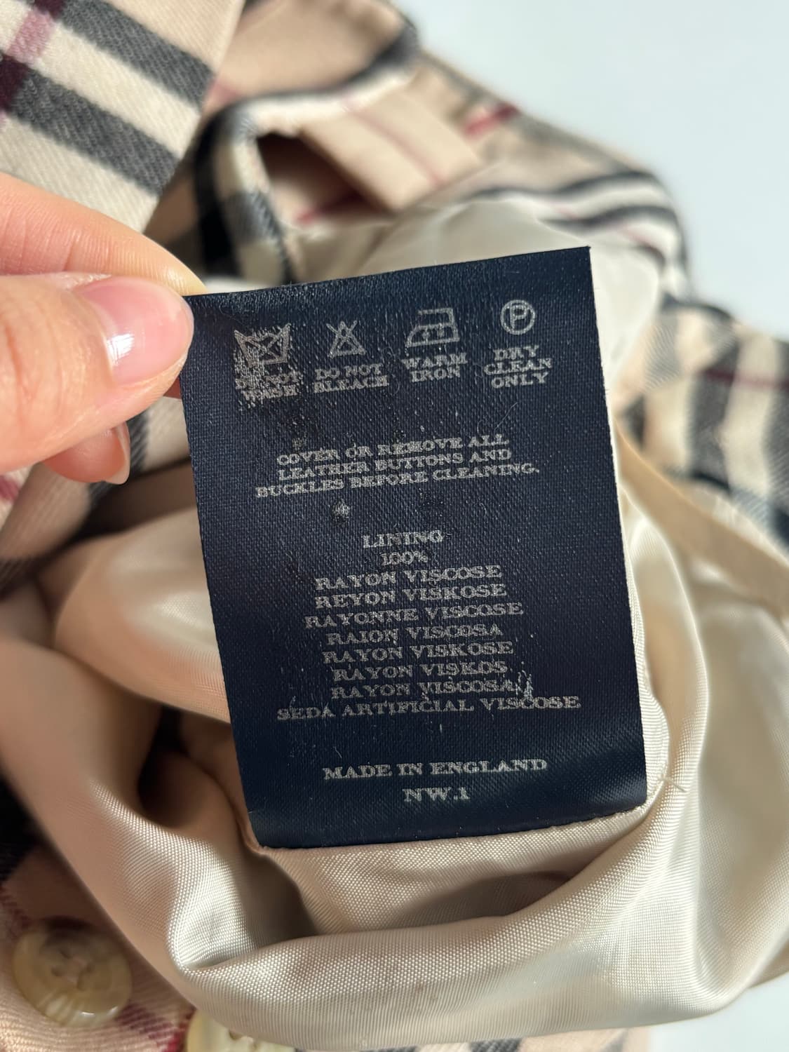 Burberry 버버리 베이지 노바체크 스커트 상품이미지8