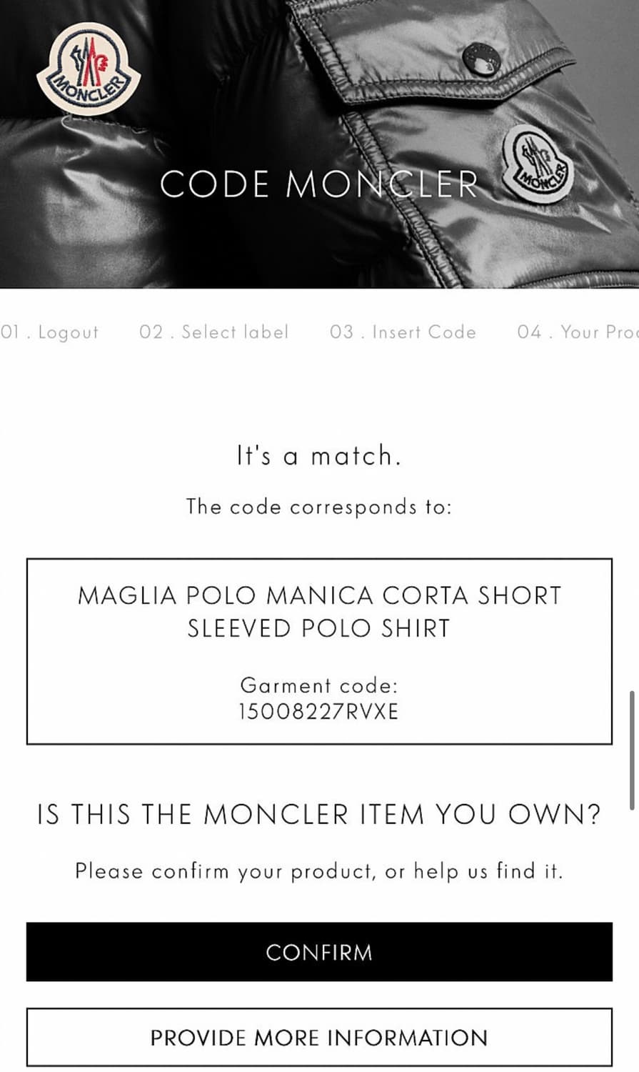 몽클레어 더블 로고패치 폴로셔츠 95~100 상품이미지8