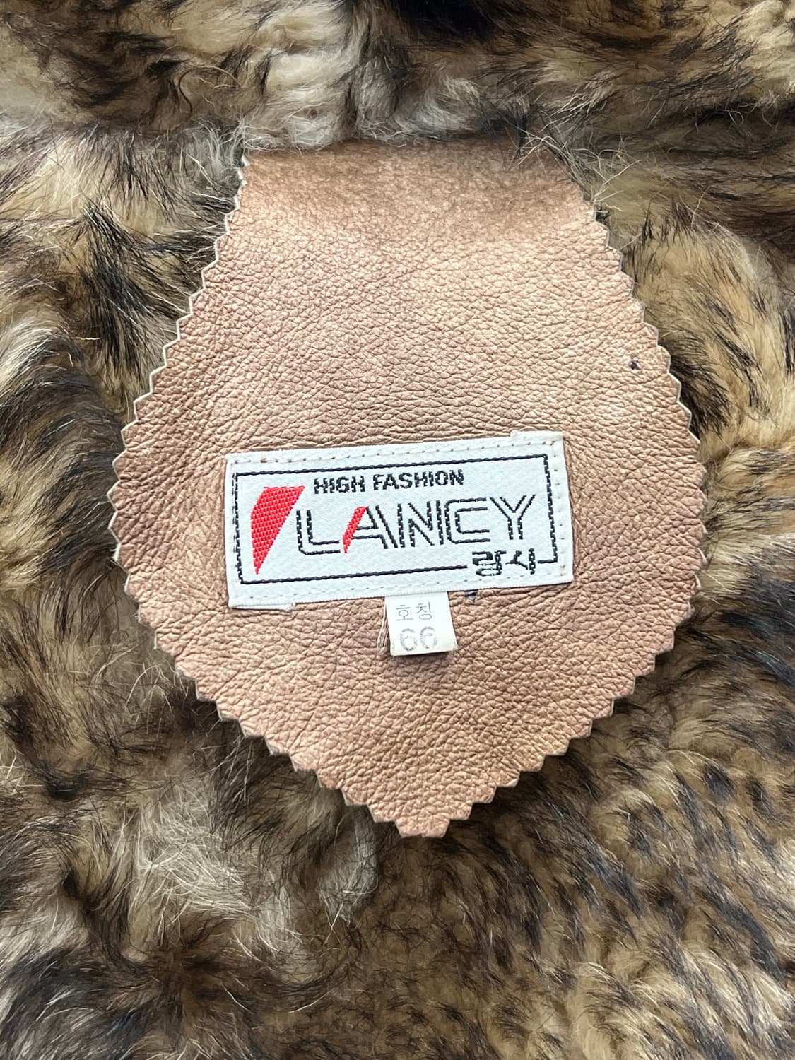 90s Real Lamb Fur Coat Rea Shearling Mix 상품이미지5